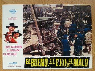 The Good,  The Bad & The Ugly - Sergio Leone - Rare Spanish Lc 6 Clint Eastwood