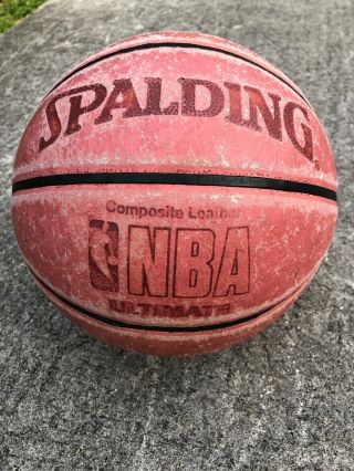 Spalding Nba Ultimate Full Size 29.  5  Composite Basketball Rare