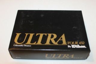 Box Of 12 Wilson Ultra Tour 432 Golf Balls Vintage Rare