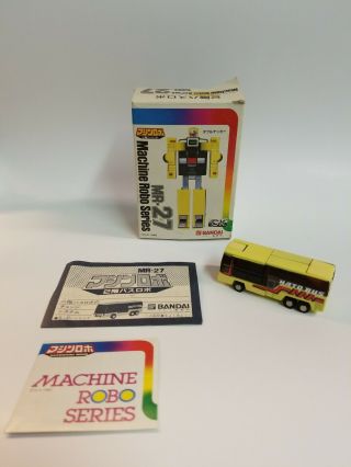 Bandai Machine Robo Series Mr - 27 W/ Box Japan Rare 1983