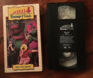 Barney & Friends What ' s That Shadow? VHS 1992 Time Life RARE 3