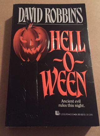 Rare Htf Vintage 1992 Very Good Cond Hell - O - Ween David Robbins Horror 1992