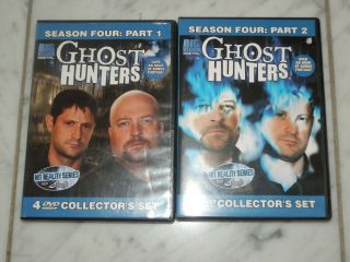Ghost Hunters Season 4 Four Part 1 One Two 2 Dvd Set 8 - Disc Rare Oop