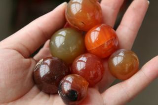 Best 146g Natural Rare Red Agate Polishing Crystal Sphere Ball Healing