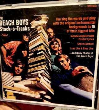 The Beach Boys Stack - O - Tracks Cd Sing Along Surf Music Brian Wilson Rare