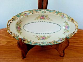 Very Rare Antique Noritake N407 Japan Small Oval Serving Bowl.