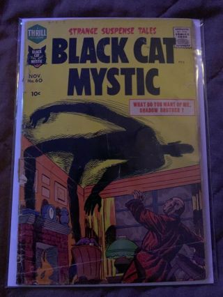 Black Cat Mystic 60 Rare Golden Age 1957 Early Jack Kirby.