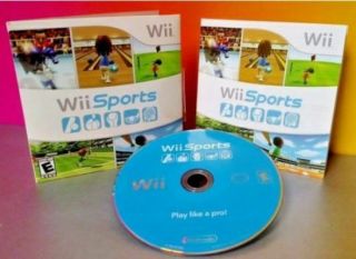 Wii Sports Nintendo Wii And Wii U Game Rare Complete Bowling Boxing Golf Tennis -