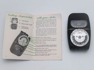 Rare Vintage General Electric Exposure Meter Type DW - 68 3