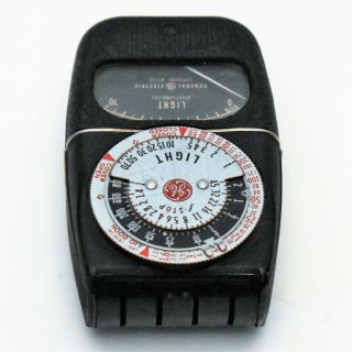 Rare Vintage General Electric Exposure Meter Type DW - 68 4