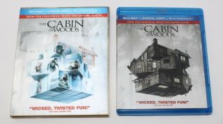The Cabin In The Woods Blu Ray With Rare Oop Lenticular Slipcover Sleeve