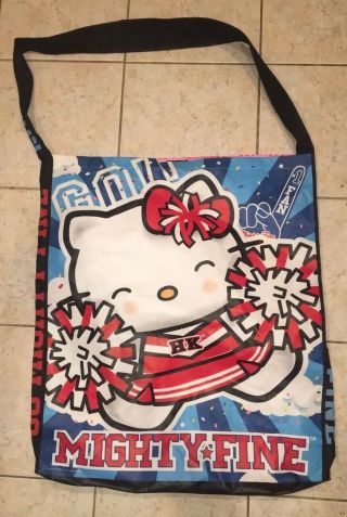 Mighty Fine Promotional Tote Bag Rare Hello Kitty & Barbie - Huge 23 " X 26.  5 "