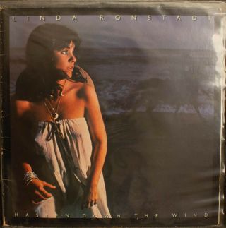 Linda Ronstadt - Hasten Down The Wind Vinyl Lp - Rare Blue Label Us Record 1976 Nm