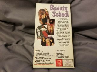 Beauty School (1993) - VHS Tape - Comedy - Sylvia Kristel - Demo / Screener - RARE 2