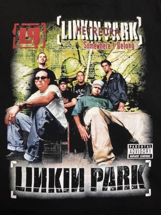 Mega Rare Vintage Linkin Park - Metreora T - Shirt 2003 Concert Tour M Chester