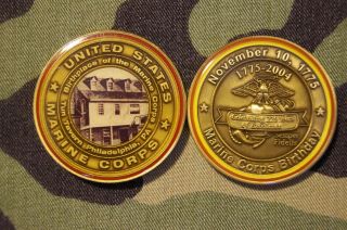 Rare Us Marine Corps Tun Tavern Philadelphia Pa Semper Fidelis Challenge Coin