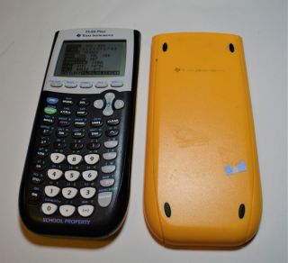 Texas Instruments Ti - 84 Plus Graphing Calculator Rare Yellow Great