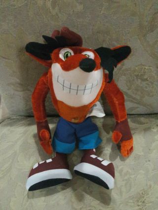 Kellytoy Crash Bandicoot Orange Plush Toy 14 " 2005,  Rare,  Vintage