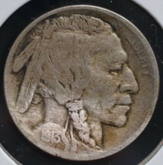 1913 S Type 2 Rare Indian Head Buffalo Nickel 5c Five Cents Coin - Key Date