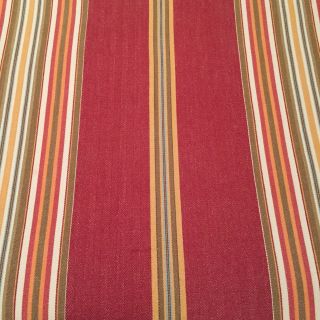 Rare POTTERY BARN Red Southwestern Striped Full Queen Duvet 2 Standard Shams 17 6