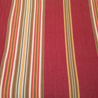 Rare POTTERY BARN Red Southwestern Striped Full Queen Duvet 2 Standard Shams 17 8