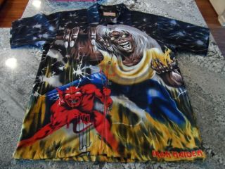Iron Maiden Dragonfly Shirt Number Of The Beast Art,  Very Rare Only On Ebay