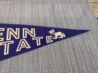 1960 ' s Penn State Nittany Lions University St PSU Pennant Football Rare 3
