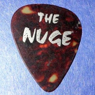 Ted Nugent The Nuge Blood Brothers Concert Tour Guitar Pick Rare