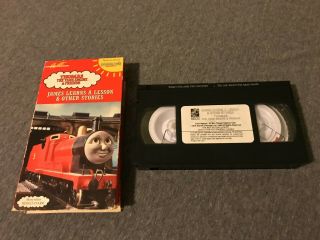 Thomas The Tank Engine - James Learns A Lesson Other Stories (vhs,  1992) Rare