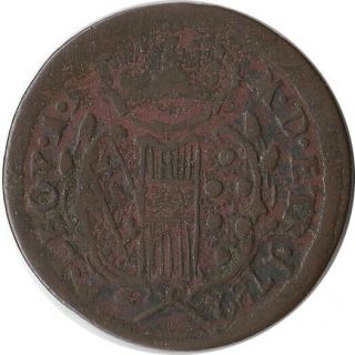 1782 Italy - Tuscany 3 Quattrini (soldo) Coin Pietro Leopoldo C 14 Rare
