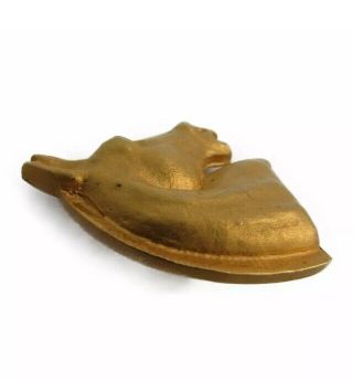 Hermes Paris Cheval Horse Earings BF319661 Gold / Bronze Rare 5