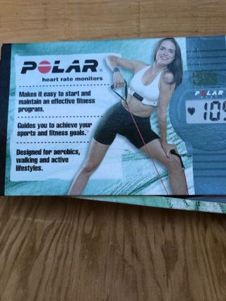 Polar Beat Heart Rate Monitor Watch 1901201 Rare (gray Color