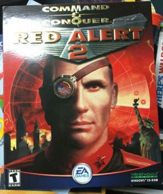 Command & Conquer Red Alert 2 Pc Big Box Rare