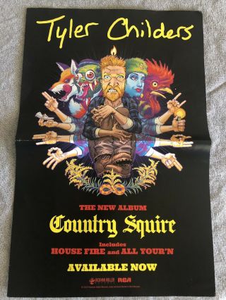 Tyler Childers Country Squire 11x17 Poster,  Hickman Holler Sturgill Simpson Rare