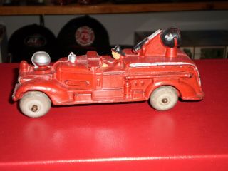 Ahrens Fox Auburn Hard Rubber Fire Engine Very Rare C: 1920 
