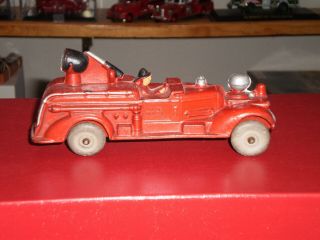 Ahrens Fox Auburn Hard Rubber Fire Engine VERY RARE C: 1920 ' s see notes 2