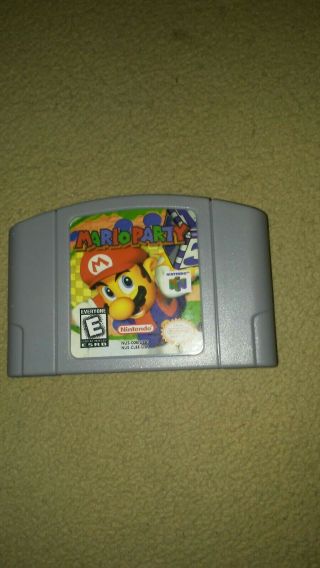 Oem Mario Party 1 Nintendo 64 N64 Authentic Video Game Cart Rare Fun