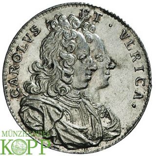 Aa8116) Sweden Karl Xi. ,  1660 - 1697.  Silver Medal 1680 Rare