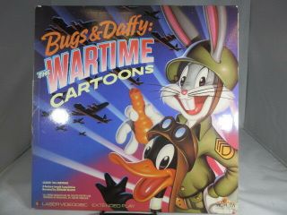 Bugs & Daffy - The Wartime Cartoons Laserdisc - Very Rare
