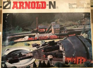 Rare N Scale Arnold 5 - Stall Roundhouse Built