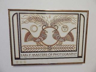 David Lance Goines - Early Masters Of Photography - Lithograph Poster - 1974 - Rare