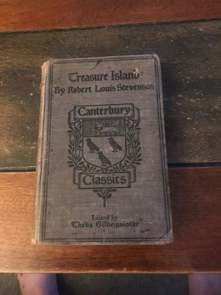 Rare Treasure Island By R.  L.  Stevenson 1903 Rand Mcnally Edition