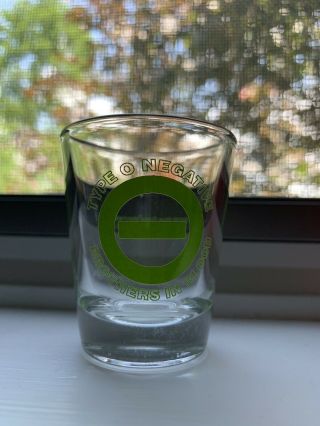 Type O Negative Brothers In Blood Shot Glass Blue Grape 2000 Rare