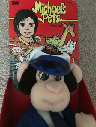 Michael’s Pets BUBBLES THE CHIMP Plush Vintage 1987 Rare Michael Jackson 6