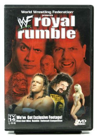 Wwf - Royal Rumble 2000 (dvd,  2000) Wwe Rare 1st Ever Swimsuit Competition