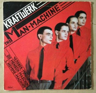 Kraftwerk The Man - Machine 1978,  Vinyl Lp Capitol Sw - 11728 Rare Vg/g,