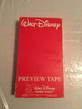 Vintage Walt Disney Home Video Preview Tape Shipwrecked VHS RARE 2