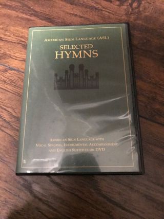 American Sign Language Asl Selected Hymns Lds Dvd Set 127 Songs English Sub Rare