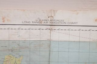 RARE WWII 2/1944 HUGE AAF Map Philippine Islands Jolly Roger JR2 - 009 3