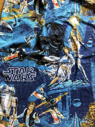 VINTAGE Star Wars BIBB Twin Bedding Fitted Sheet Rare 2